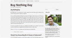 Desktop Screenshot of buynothingday.org